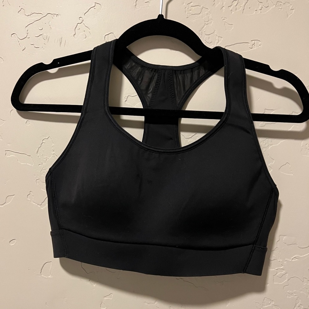 Mesh back sports bra
